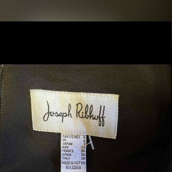 Joseph Ribkoff Mini Sleeveless Dress Floral Black/Multi Colour Size 4 EUC - Picture 8 of 8